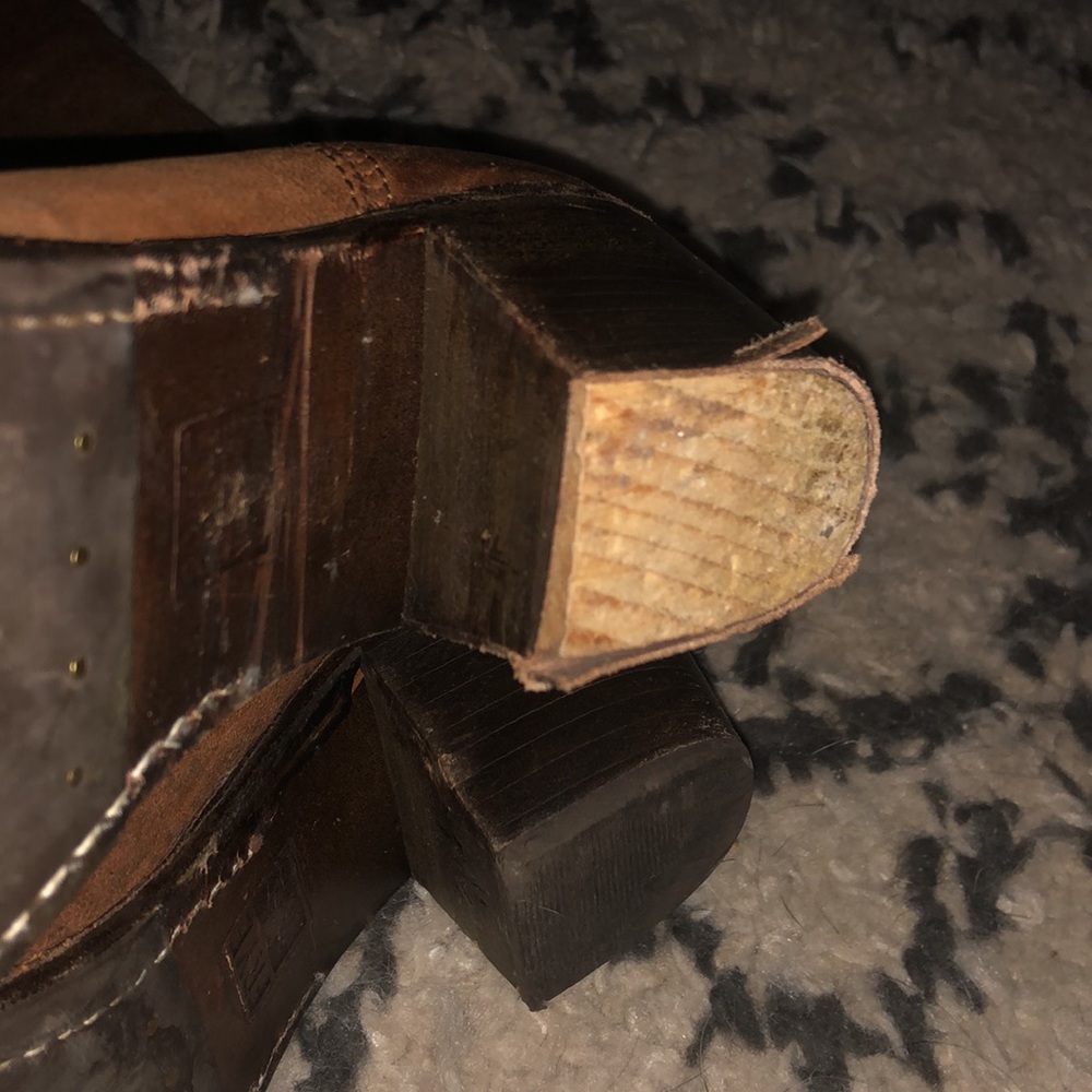 Frye- Jackie Button Dark Brown Boot - image 8